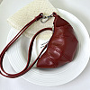 Soft Leather Croissant Clutch Bags AJEW-M043-04E-1