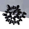 Natural Black Gemstone Beads Strands G-Q164-A01-02-2