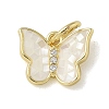 Brass Micro Pave Cubic Zirconia Charms LS-KK-U046-16G-02-1