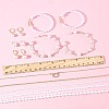 Plastic Imitation Pearl & Shell Pearl Earrings SJEW-FS0001-02-11