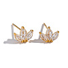 304 Stainless Steel Flower Stud Earrings WA7046-5