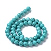 Synthetic Turquoise Beads Strands G-C180-02B-2