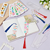 DIY Mixed Pattern Plastic Bookmarks Making Kits DIY-PH0030-21-4