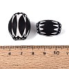 Handmade Millefiori Glass Barrel Beads LA-N002-18B-4