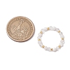 Natural Moonstone Beaded Stretch Rings RJEW-JR00867-08-3