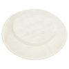 Imitation Linen Cloth Hat Fascinator Base AJEW-WH0314-493-7