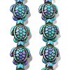 Synthetic Turquoise Dyed Beads Strands X-G-P507-05M-1