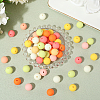 Rubberized Style Imitated Silicone Acrylic Beads MACR-PA0001-06A-03-3