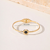 Roman Style Alloy Hinged Bangles for Women IG2140-4