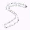 Non-Tarnish 304 Stainless Steel Link Chains Necklaces NJEW-F242-03P-3