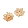 Brass Filigree Cabochons KK-CBACEE9-02C-KCG-2