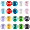 100Pcs 10 Colors Electroplate Glass Links Connectors EGLA-YW0005-58-2