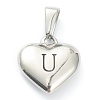 304 Stainless Steel Pendants STAS-P278-01U-P-1