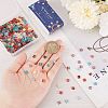 320Pcs 8 Style 2-Hole Glass Seed Beads SEED-SC0001-09-3