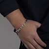 Alloy Cuff Bangles for Women Men WGE36CF-01-2