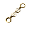 Flower Alloy Enamel Bag Extender Chains PW-WG02E6E-08-1