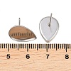 Tarnish Resistant Earring Cabochon Settings 304 Stainless Steel Ear Studs Blank Settings STAS-Q170-13-4