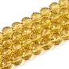 Transparent Glass Bead Strands GLAA-R095-8mm-31-1