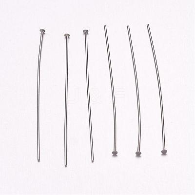 Tarnish Resistant 304 Stainless Steel Flat Head Pins STAS-H358-08B-1