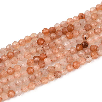 Natural Red Aventurine Beads Strands G-T143-08-1