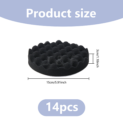 Car Cleaning Waxing Polishing Brush Sponge Tool AJEW-WH0796-32A-1