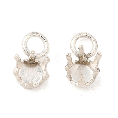 Ion Plating(IP) 304 Stainless Steel Charms Rhinestone Claw Settings LS-X-STAS-U025-02A-S-1