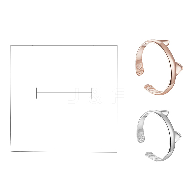 Paper Cardboard Jewelry Ring Boxes LS-CBOX-E012-05A-1