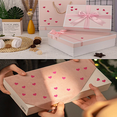2 Sheets Heart Non-Woven Stickers DIY-LP0006-26-1