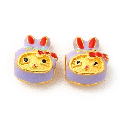 Rack Plating Alloy Enamel European Beads ENAM-M048-11MG-A-1