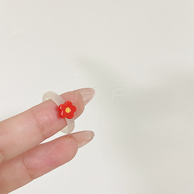Resin Finger Rings FS-WG21D47-08-1