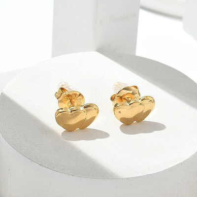 304 Stainless Steel Stud Earrings for Women LS-STAS-Z117-16G-01-1