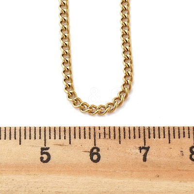 Ion Plating(IP) 304 Stainless Steel Necklace STAS-J023-03G-1