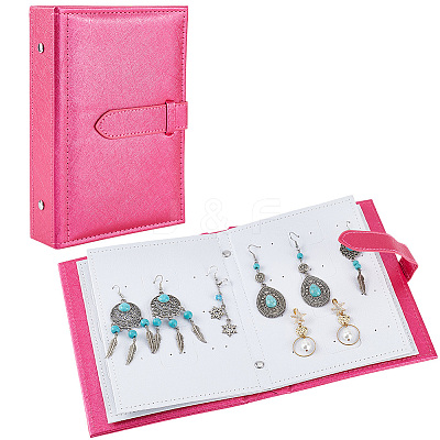 Portable PU Leather Earring Display Book EDIS-WH20011-01D-1