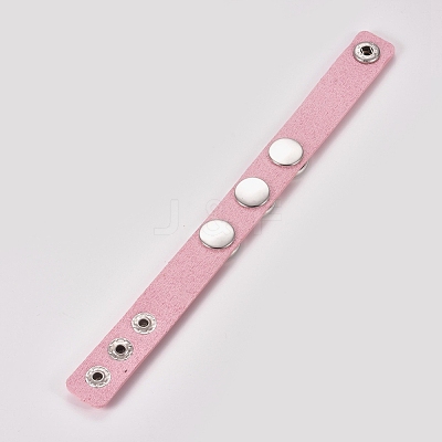 Imitation Leather Cord Bracelets BJEW-WH0009-05D-1