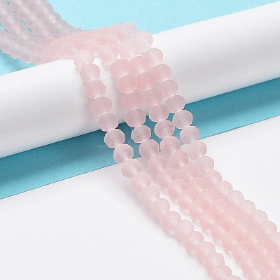 Transparent Glass Beads Strands EGLA-A034-T4mm-MD22-1