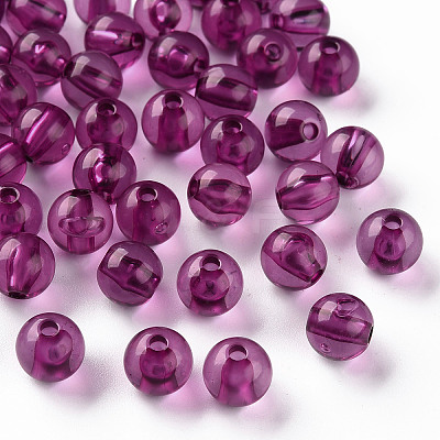 Transparent Acrylic Beads X-MACR-S370-A8mm-743-1