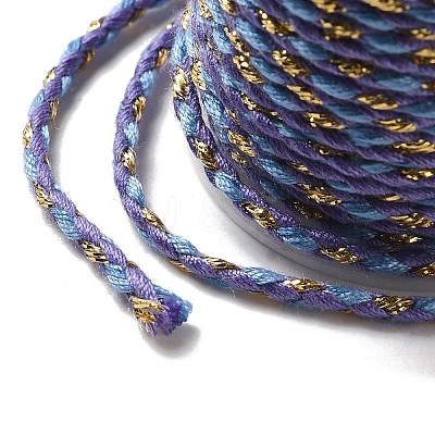 4-Ply Polycotton Cord with Metallic Thread OCOR-Z003-D107-1