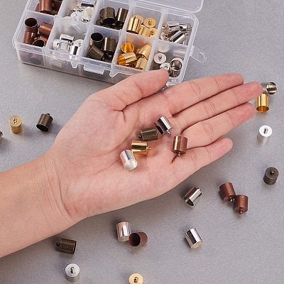 Brass Cord Ends KK-PH0034-99-1