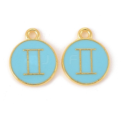 Alloy Enamel Pendants LS-ENAM-S124-01B-16I-1