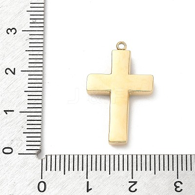 304 Stainless Steel Rhinestone Pendants STAS-L022-085G-05-1