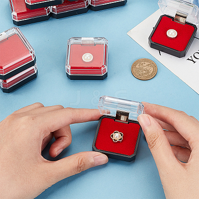 Plastic Presentation Boxes for Badge Storage & Display AJEW-WH0502-11-1