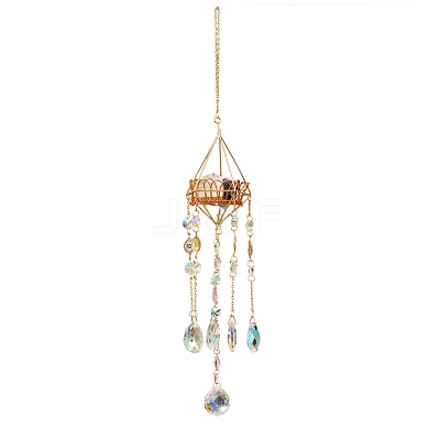 Teardrop Glass Suncatchers PW-WGB134A-01-1