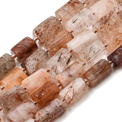 Natural Black Gold Rutilated Quartz Beads Strands GG-CBA4808-C01-01-1