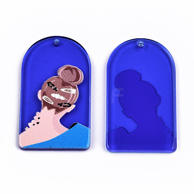 Transparent Acrylic Pendants LS-KY-T022-03-1
