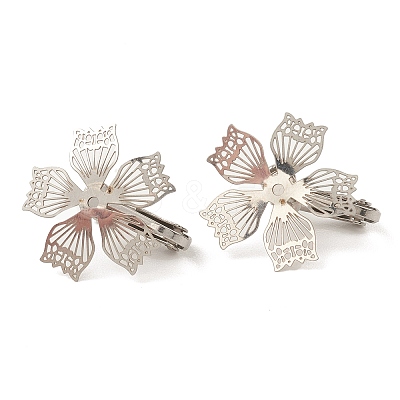 Non-Tarnish 304 Stainless Steel Clop-on Earrings Finding STAS-B043-01-1