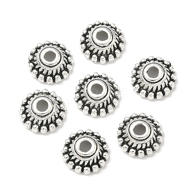 Tibetan Style Alloy Caps LF1235Y-NF-1