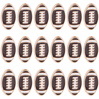 20Pcs Alloy Enamel Beads ENAM-SC0008-23-1