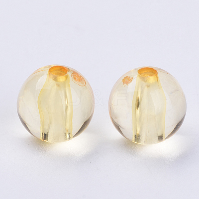 Transparent Acrylic Beads X-TACR-Q255-8mm-V-1