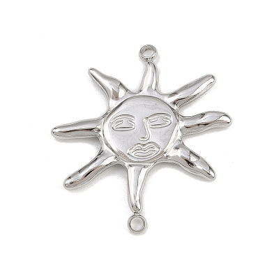 304 Stainless Steel Connector Charms STAS-B108-10P-1
