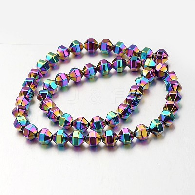Electroplate Non-magnetic Synthetic Hematite Bead Strands G-F300-29B-02-1